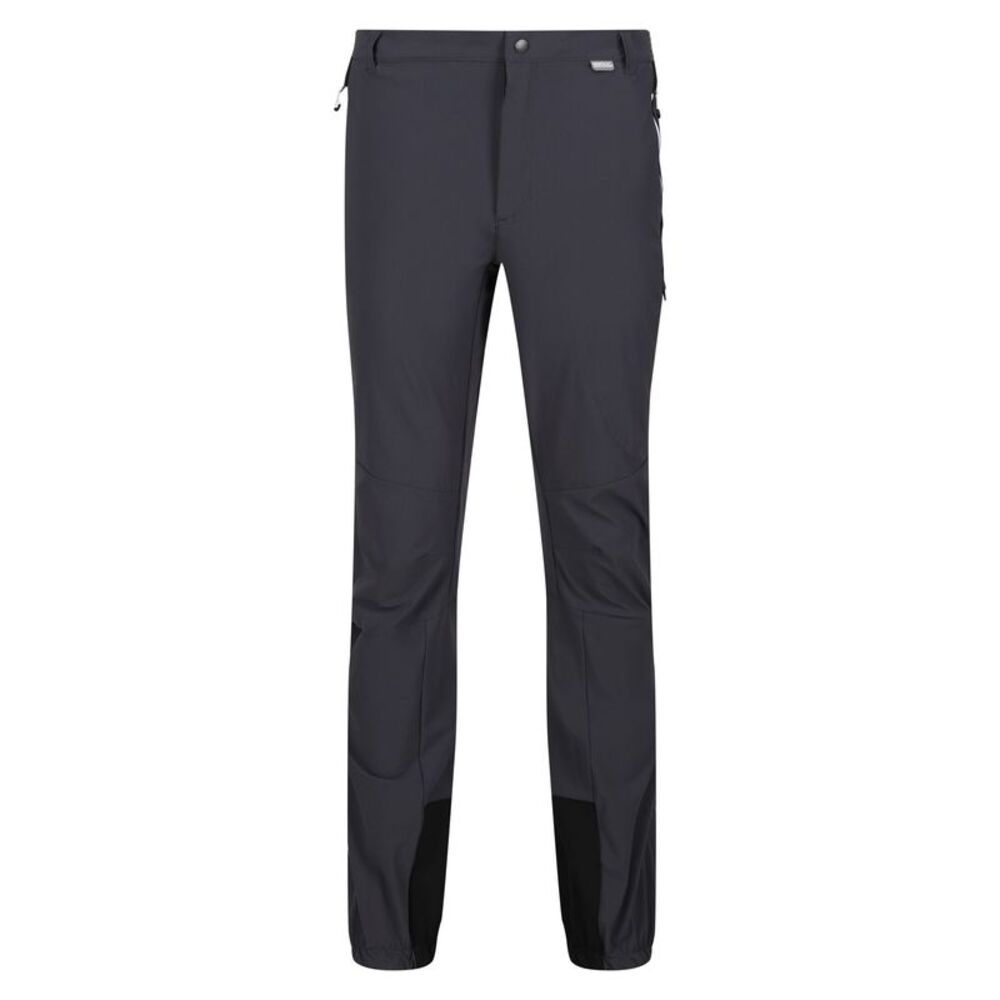 Regatta Mens Mountain III Hiking Trousers / Seal Grey/Black